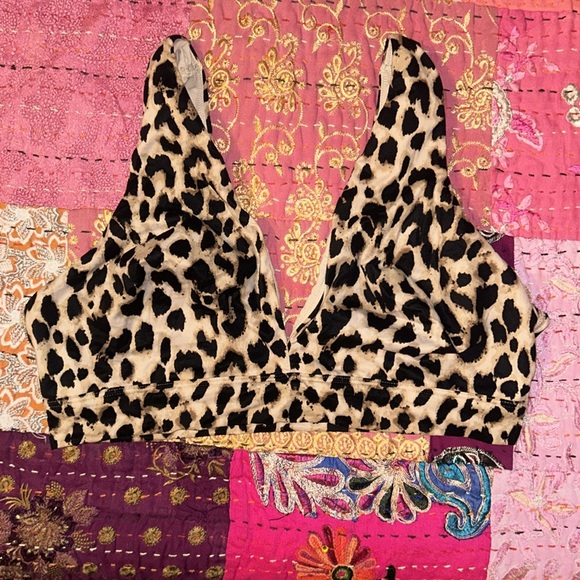 NWOT Victoria’s Secret bralette leopard XL - Picture 2 of 5